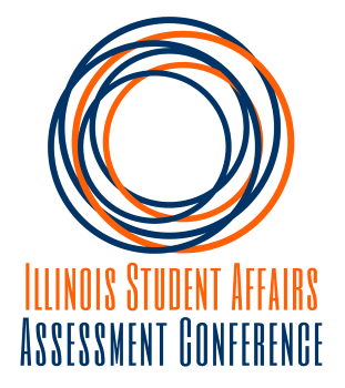 Assessment conference logo with orange and blue overlapping circles. 